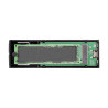 StarTech.com USB-C 10Gbps to M.2 NVMe or M.2 SATA SSD Enclosure, Tool-