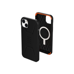 UAG Rugged Case for iPhone 14 Plus [6.7-in] - Civilian for MagSafe Bla