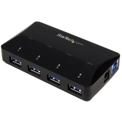 4-Port USB 3.0 Hub plus 2.4A Charge Port