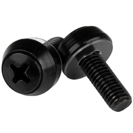 M6 Mounting Screws - 50 Pack Black
