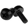 M6 Mounting Screws - 50 Pack Black