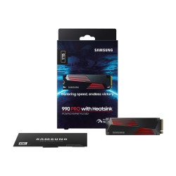 Samsung 990 PRO MZ-V9P1T0CW - SSD - cifrado - 1TB - interno - M.2 2280
