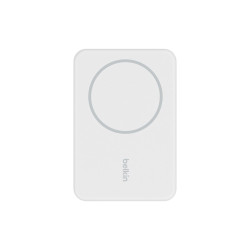 Belkin - Cargador portátil - 5000 mAh - 7.5 vatios - blanco