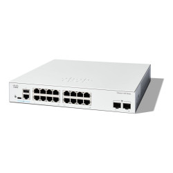 Conmutador - L3 - inteligente - 16 x 10/100/1000 + 2 x Gigabit Etherne