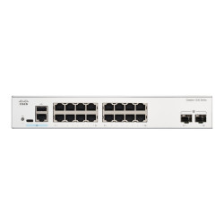 Conmutador - L3 - inteligente - 16 x 10/100/1000 + 2 x Gigabit Etherne