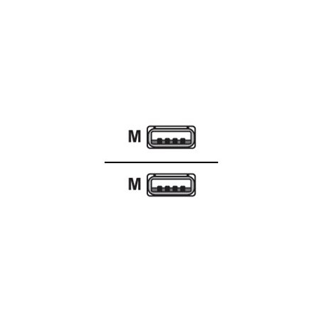 Lenovo - Cable USB - USB (M) a USB (M) - USB 2.0 - 15 m - negro - para