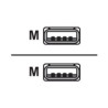 Lenovo - Cable USB - USB (M) a USB (M) - USB 2.0 - 15 m - negro - para