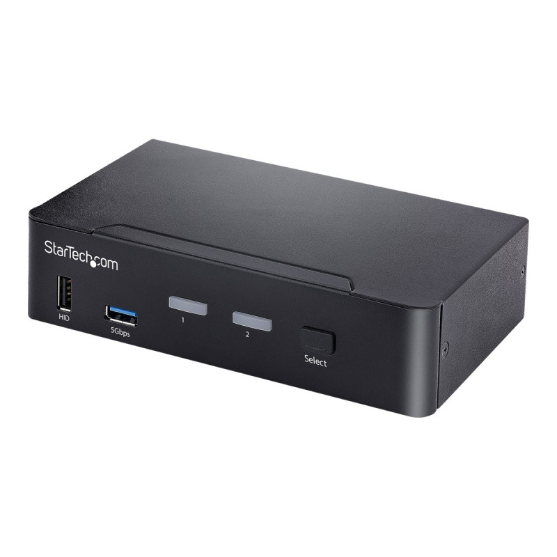 2 Port USB C Dp Kvm Switch - 4K 60HZ 3.5MM And USB Audio | APLIUM