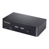 2 Port USB C Dp Kvm Switch - 4K 60HZ 3.5MM And USB Audio | APLIUM