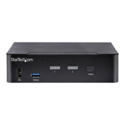 2 Port USB C Dp Kvm Switch - 4K 60HZ 3.5MM And USB Audio | APLIUM