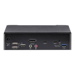 2 Port USB C Dp Kvm Switch - 4K 60HZ 3.5MM And USB Audio | APLIUM
