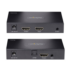 StarTech.com Extensor Alargador HDMI 4K60 por CAT5/CAT6 Audio S/PDIF -