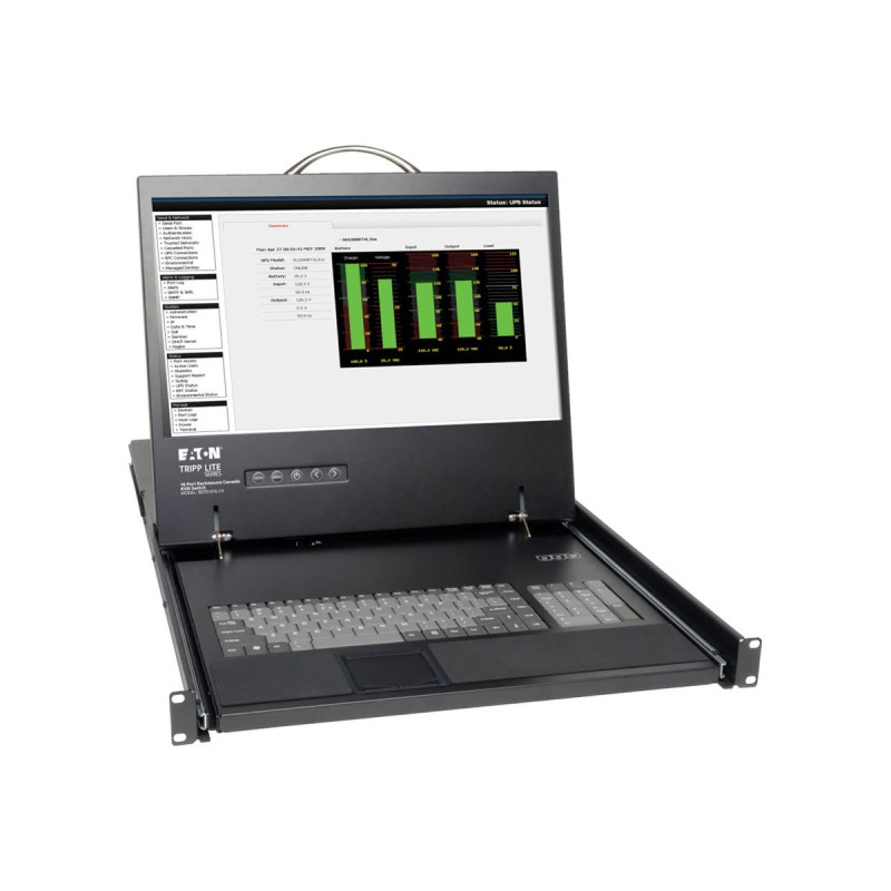 EATON TRIPP LITE NetCommander 16-Port Cat5 1U Rack-Mount Console KVM S