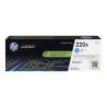 HP 220X - Alto rendimiento - cián - original - LaserJet - caja - cartu