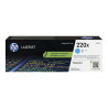 HP 220X - Alto rendimiento - cián - original - LaserJet - caja - cartu