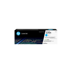 HP 220X - Alto rendimiento - cián - original - LaserJet - caja - cartu