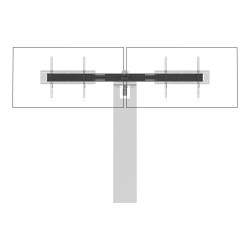 Accesorio de soporte de suelo para pantallas: permite fijar 2 o 3 pant
