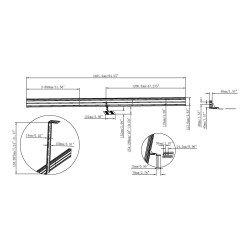 Accesorio de soporte de suelo para pantallas: permite fijar 2 o 3 pant