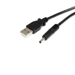 3ft USB to Type H Barrel DC Power Cable