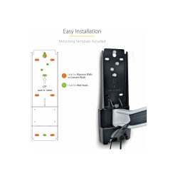 StarTech.com Soporte VESA Articulado para TV de Esquina - Bracket - Ki