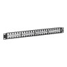 EATON TRIPP LITE 48-Port 1U Rack-Mount Unshielded Blank Keystone/Multi