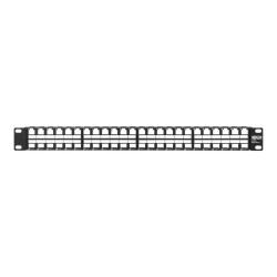 EATON TRIPP LITE 48-Port 1U Rack-Mount Unshielded Blank Keystone/Multi