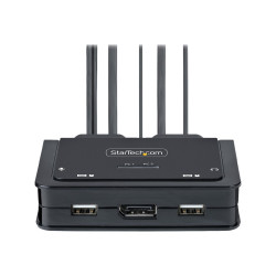 StarTech.com Cable Switch KVM USB-C de 2 Puertos - Salida DP 4K 60Hz -