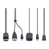 Cable Switch Kvm Hbrido Usb-c 2 Puertos - Displayport 4K60 | APLIUM