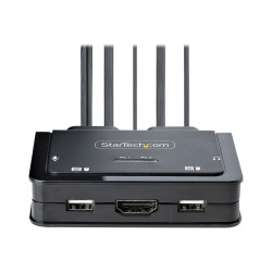 StarTech.com Cable Switch KVM Híbrido de 2 Puertos USB-C HDMI de 4K 60