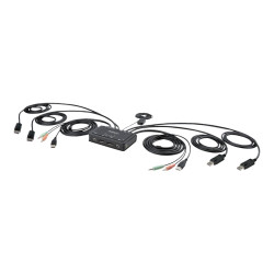Switch Cable Kvm De 2 Puertos 2 Monitores Displayport | APLIUM
