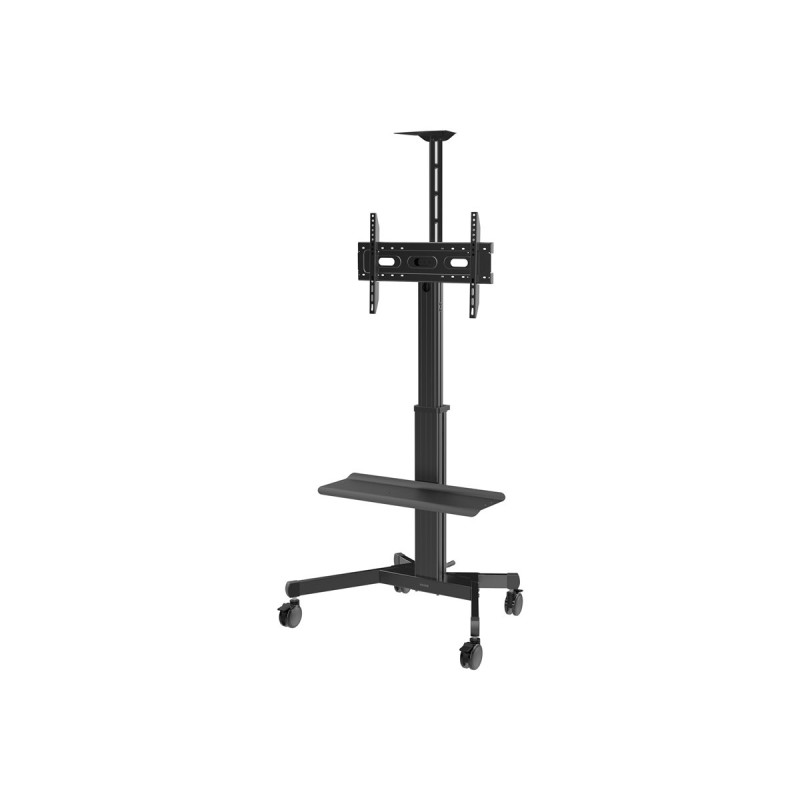 Carro de soporte de piso para pantallas - ajuste de altura para una pe
