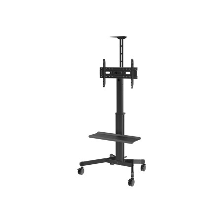Carro de soporte de piso para pantallas - ajuste de altura para una pe