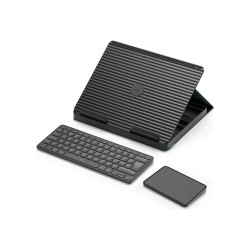 Logitech Casa Pop-Up Desk - Conjunto de teclado y zona táctil - inalám
