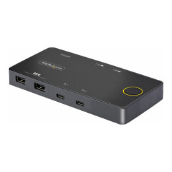 StarTech.com Switch KVM USB-C de 2 Puertos - HDMI 4K60 - PD Doble de P