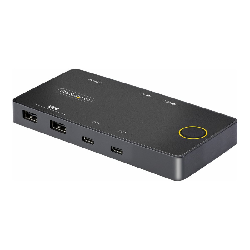 StarTech.com Switch KVM USB-C de 2 Puertos - HDMI 4K60 - PD Doble de P