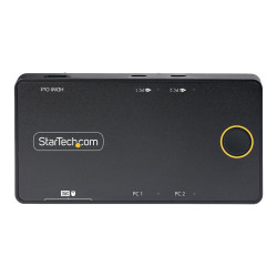 StarTech.com Switch KVM USB-C de 2 Puertos - HDMI 4K60 - PD Doble de P