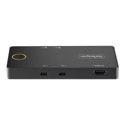 StarTech.com Switch KVM USB-C de 2 Puertos - HDMI 4K60 - PD Doble de P