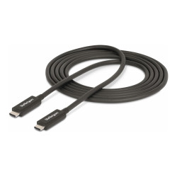 StarTech.com Cable de 2m Thunderbolt 4 - 40Gbps - PD de 100W - Cert In