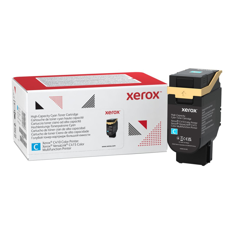 Xerox - Gran capacidad - cián - original - caja - cartucho de tóner Us