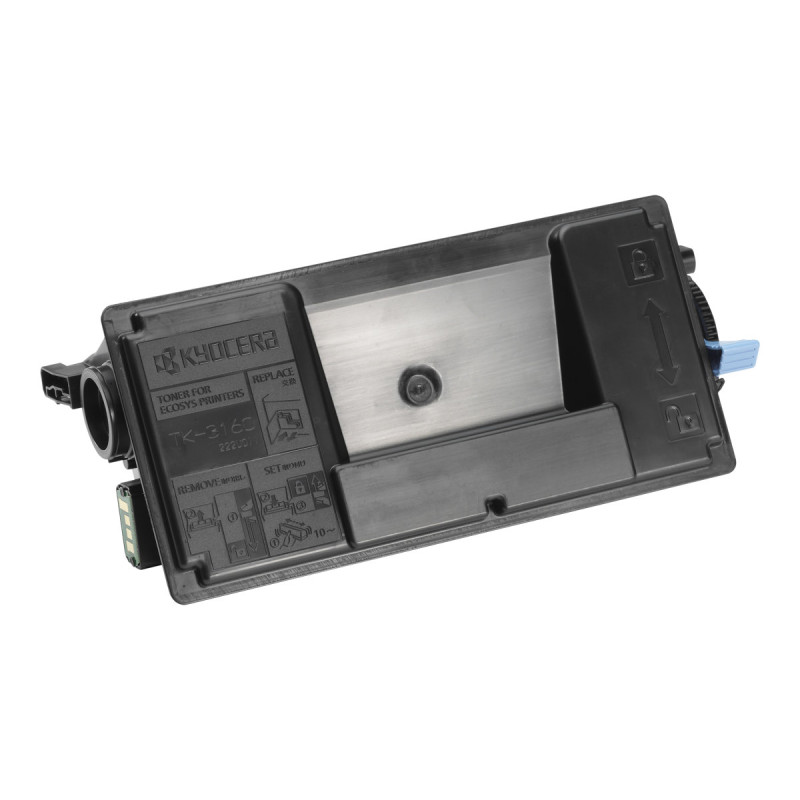 Kyocera TK 3160 - Negro - original - caja - cartucho de tóner - para E
