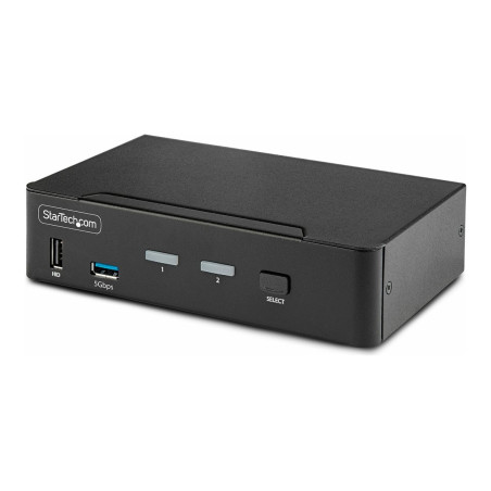 StarTech.com Switch KVM de 2 Puertos DisplayPort 8K 60Hz DP 1.4 - 6x U
