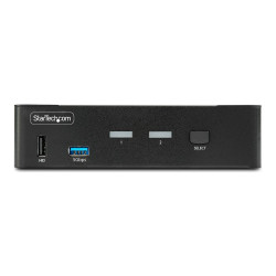 StarTech.com Switch KVM de 2 Puertos DisplayPort 8K 60Hz DP 1.4 - 6x U