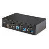 StarTech.com Switch KVM de 2 Puertos DisplayPort 8K 60Hz DP 1.4 - 6x U