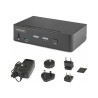 StarTech.com Switch KVM de 2 Puertos DisplayPort 8K 60Hz DP 1.4 - 6x U