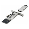 StarTech.com M.2 NVMe SSD to PCIe x4 Mobile Rack/Backplane with Remova