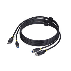 DisplayPort and USB 5Gbps KVM Cable