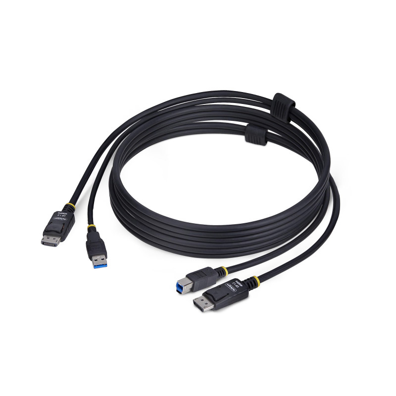 DisplayPort and USB 5Gbps KVM Cable