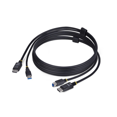 DisplayPort and USB 5Gbps KVM Cable