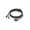 DisplayPort and USB 5Gbps KVM Cable