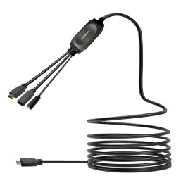 USB-C HUB Cable with USB3.0 &